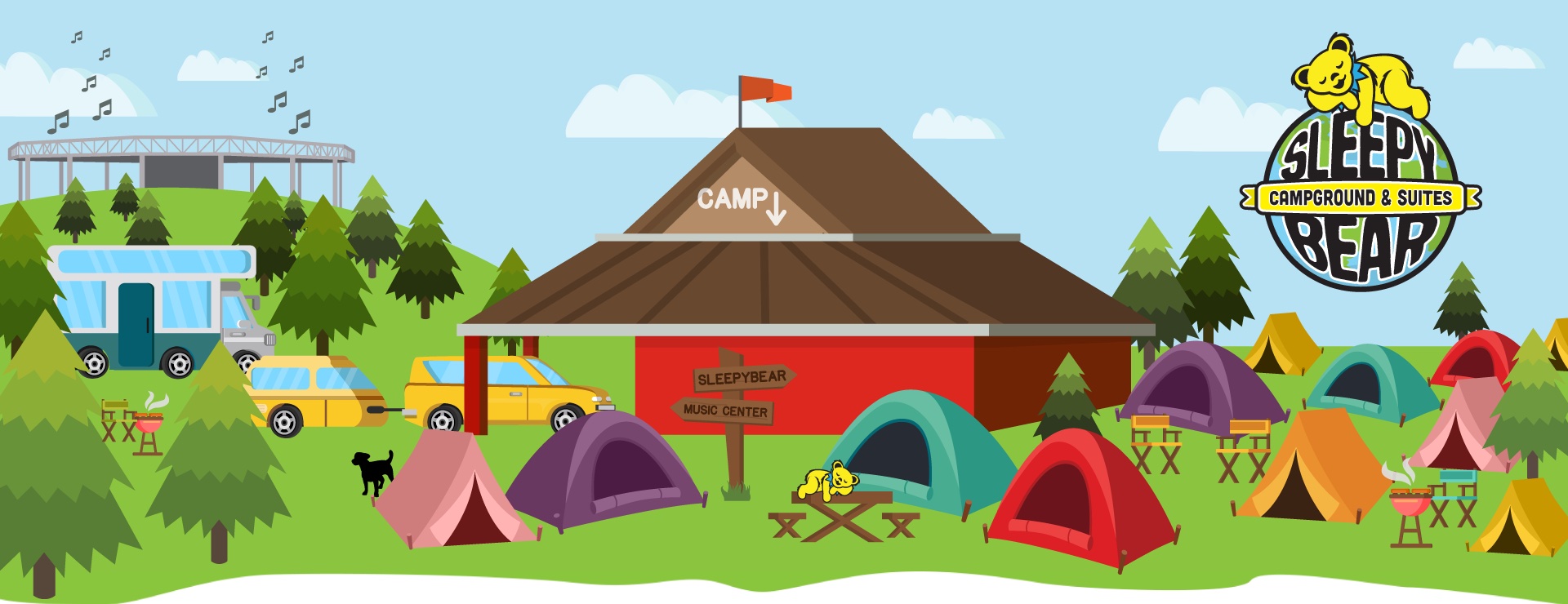Sleepybear Campground Graphic